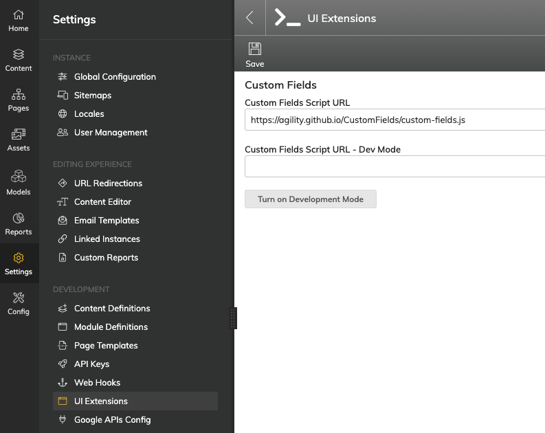 custom field input form customization